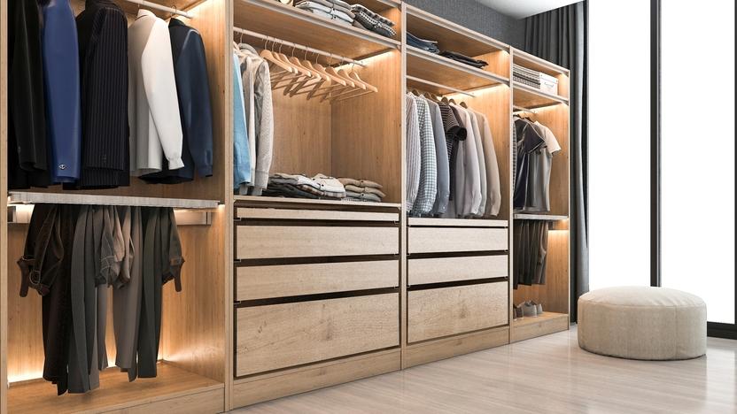 Kleiderschrank mit dem Möbelplaner designen Kleiderschrank mit viel Stauraum